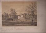 Het Huis Wulperhorst bij Zeist. Litho P.J. Lutgers. 1869, Ophalen of Verzenden