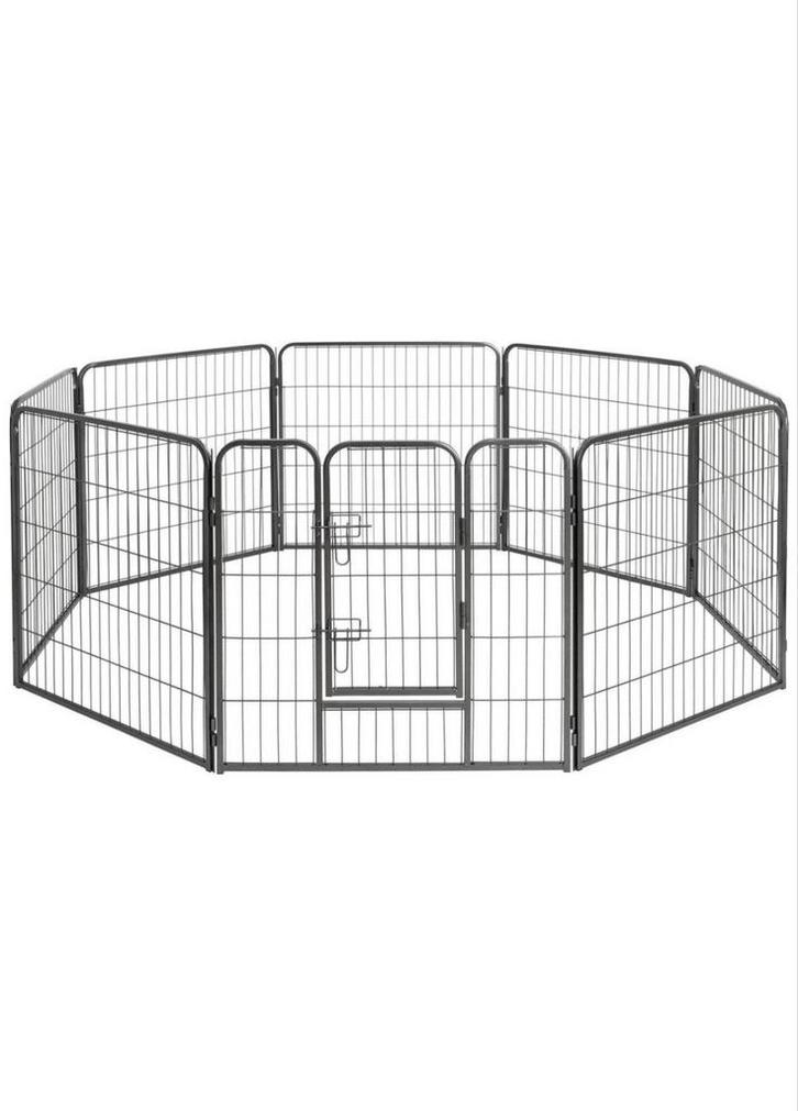 Topmast Premium Puppyren - Puppykennel 100 cm Hoog - 640 cm, Dieren en Toebehoren, Hondenhokken, Zo goed als nieuw, 100 cm of meer