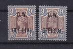 D159A) 1901/2 UK 2 niet uitgegeven zegels MNH geen gar, Ophalen of Verzenden, Postfris