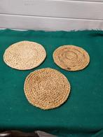 Onderzetters voor pannen drie stuks rieten, Ophalen of Verzenden, 'T Olde Gre-j, Info@toldegrej.nl, Endepoelstraat 20f Didam
