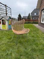 Nette rieten stoel - gebruikt, Tuin en Terras, Tuinstoelen, Ophalen, Gebruikt, Rotan