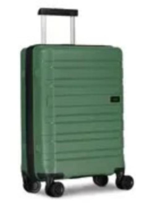 Groen Koffer 40 liter kan als handbagage Nieuw, Sieraden, Tassen en Uiterlijk, Koffers, Nieuw, Hard kunststof, 50 tot 60 cm, Slot