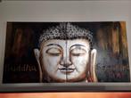 Schilderij Buddha 2 delig, Antiek en Kunst, Ophalen of Verzenden