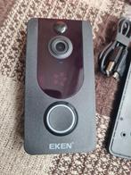 EKEN Video Doorbell Battery V7 met Chime, Ingebouwde camera, Draadloos, Zo goed als nieuw, Ophalen