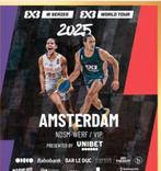 2 viptickets basketbal 3x3 world tour 16 mei amsterdam, Ophalen of Verzenden
