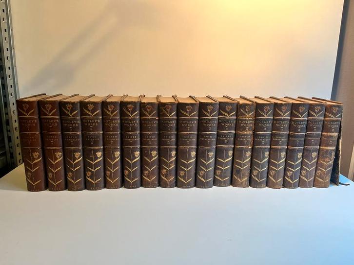 The works of John Lothrop Motley 17 delig, Antiek en Kunst, Antiek | Boeken en Bijbels, Ophalen