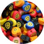Polymeerkralen hartjes smileys smiley kralen hart clay beads, Verzenden, Nieuw, Kraal
