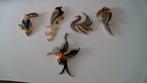 Vier schitterende Emaille Vogel Broches, Overige materialen, Overige kleuren, Ophalen of Verzenden, Zo goed als nieuw