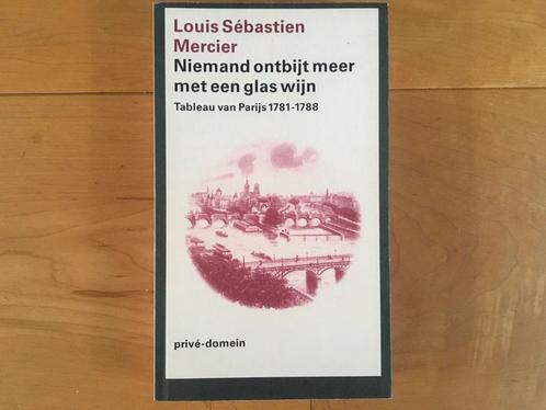 Louis S. Mercier-Niemand ontbijt meer met een glas wijn 1999, Boeken, Biografieën, Nieuw, Kunst en Cultuur, Ophalen of Verzenden