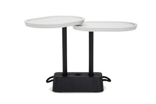 Fatboy Brick Table + Buddy - tuintafel - licht grijs - nieuw, Tuin en Terras, Tuintafels, Nieuw, Rond, Ophalen of Verzenden