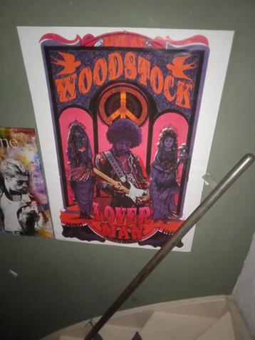 Zeer mooie Jimmy Hendrix poster,