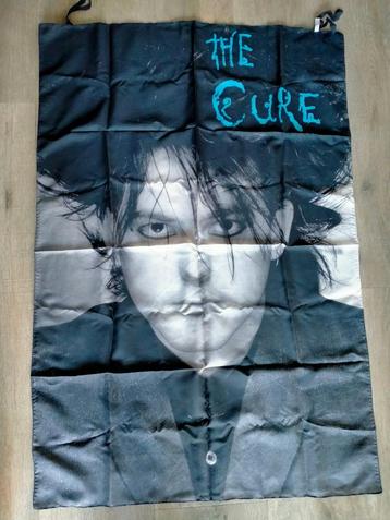 The Cure Robert Smith vintage rock pop muziek vlag RARE beschikbaar voor biedingen