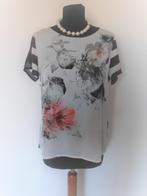 Summum - prachtige zwart wit blouse - 36, Kleding | Dames, Blouses en Tunieken, Summum Woman, Verzenden, Zwart, Zo goed als nieuw