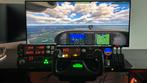Complete vluchtsimulator-set Logitech G / Thrustmaster - FIP, Computers en Software, Joysticks, Ophalen of Verzenden, Gebruikt