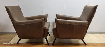 Label Cheo fauteuil set van 2 / refurbished / nieuw leer beschikbaar voor biedingen
