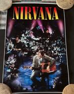 Nirvana – MTV Unplugged Canvas Poster (No Frame), Verzamelen, Rechthoekig Staand, A4 of kleiner, Nieuw, Ophalen of Verzenden