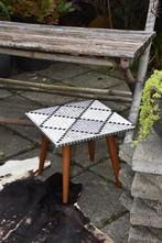 Vintage Bijzettafel, Ophalen, Overige materialen, Gebruikt, 50 tot 100 cm