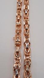 gouden Koningsketting 14kt fantasie, Sieraden, Tassen en Uiterlijk, Kettingen, Www.bredajuwelier.nl, Nieuw, Ophalen of Verzenden