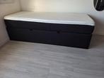 Prachtig bed incl topper enbopbergruimte, Ophalen, 50 tot 75 cm, 200 cm of meer, Zo goed als nieuw