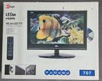MTlogic LED tv met DVD speler 48cm/18.5", Ophalen of Verzenden, Zo goed als nieuw