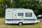 Hobby de luxe easy 400 KB bouwjaar 2005/2006, Treinzit, Particulier, Koelkast, 5 tot 6 meter