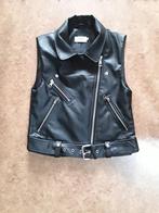 Only Zwart imitatie Leren Bodywarmer mt XS, Kleding | Dames, Bodywarmers, Zwart, Ophalen of Verzenden, Zo goed als nieuw, Onley