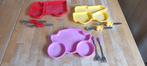 Plastic borden en leuk kinder bestek, Huis en Inrichting, Keuken | Bestek, Ophalen of Verzenden, Gebruikt, Kunststof, Bestekset