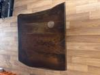 robuuste houten bijzettafel/salontafel met metalen kruispoot, Ophalen, 50 tot 100 cm, 50 tot 100 cm, Minder dan 50 cm
