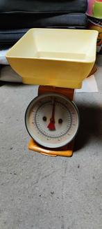 Vintage Moplen Keukenweegschaal - Retro Oranje Design, Keukenweegschaal, Ophalen of Verzenden, Gebruikt, Minder dan 10 kg