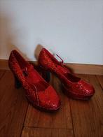 Rode glitter schoenen maat 42, Ophalen of Verzenden, Zo goed als nieuw, Rood