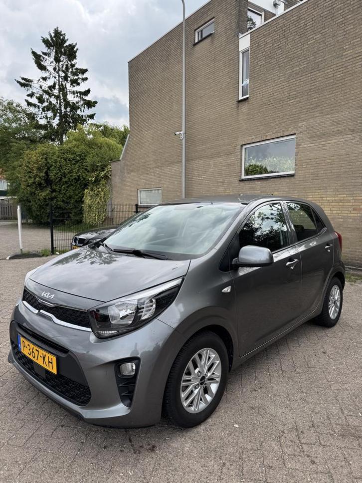 Kia Picanto 1.0 Cvvt 67pk 5-zits 2022 Grijs + KIA GARANTIE, Auto's, Kia, Particulier, Picanto, ABS, Achteruitrijcamera, Airbags