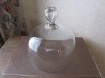 Oude mondgeblazen glas stolp - topje met holle traan -, Verzenden, Zo goed als nieuw