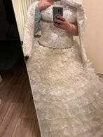 Bedekte prinses bruidsjurk 38/40, Kleding | Dames, Ophalen, Gedragen, Wit, Trouwjurk