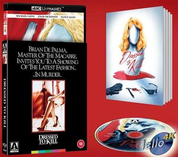 Blu-ray 4K: Dressed to Kill (1980 Michael Caine Nancy Allen) beschikbaar voor biedingen