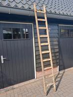 Oude schildersladder / brocante trap /stoere houten ladder, Antiek en Kunst, Curiosa en Brocante, Ophalen