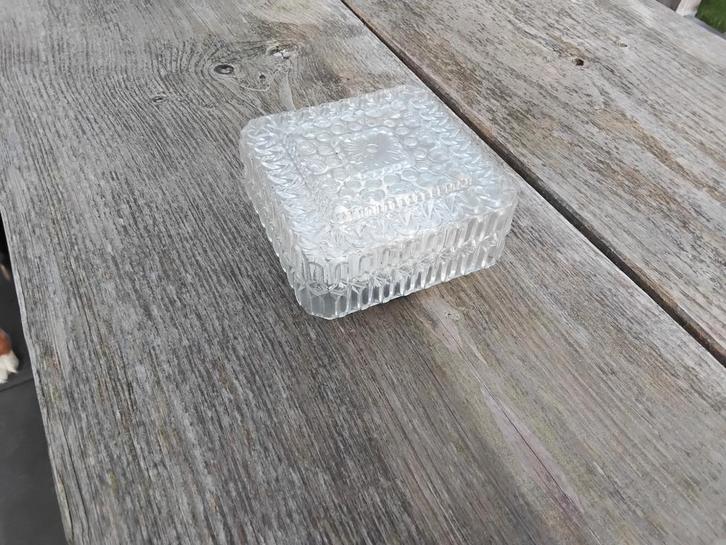 Vintage Glazen Lampenkap, Antiek en Kunst, Antiek | Woonaccessoires, Ophalen