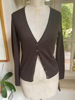 Tricot gilet van Alain Manoukian, maat XS, Bruin, Alain Manoukian, Ophalen of Verzenden, Zo goed als nieuw