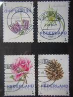 Nederland persoonlijke zegels 4x bloemen, Postzegels en Munten, Postzegels | Nederland, Na 1940, Verzenden, Gestempeld