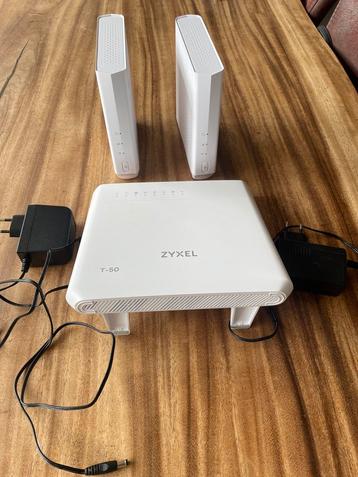 Zyxel T-50 router met versterker beschikbaar voor biedingen