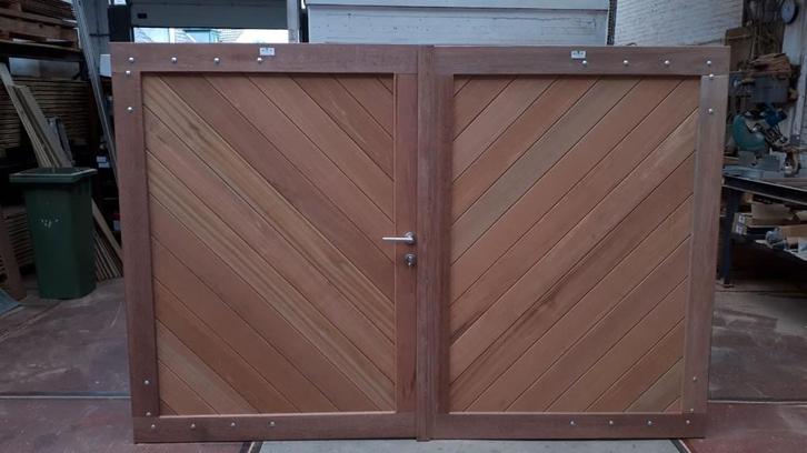 Opruiming Tuinpoorten diverse maten en modellen OP=OP, Tuin en Terras, Tuinpoorten, Nieuw, Draaipoort, Hout, 150 tot 200 cm, 200 cm of meer