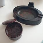 Bakelieten asbak en onderzetters, Ophalen of Verzenden