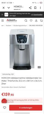 HOMCOM Isblokjesmachine sblokjesmaker Ice- Maker, Timerfunct, Nieuw, Minder dan 100 cm, 25 tot 50 cm, 50 tot 100 cm
