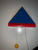 Vintage Ikea Wandlamp Ettore Sottsass memphis met Trekkoord, Ophalen of Verzenden, Gebruikt, Hout