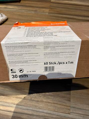 Fermacell rand stroken 30mm 3cm 24 stuks beschikbaar voor biedingen