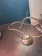Metalen fruitschaal / broodmand, Huis en Inrichting, Woonaccessoires | Schalen en Manden, Ophalen, Overige materialen, Schaal