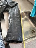 Zwart leren motorjack, Motoren, Ophalen of Verzenden, Tweedehands, Heren, Jas | leer