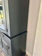 Zwarte buffetkast, Huis en Inrichting, Kasten | Vitrinekasten, Ophalen, Gebruikt, 200 cm of meer, 150 tot 200 cm