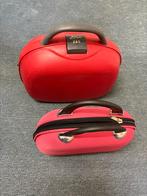 2 Beautycases: Style met slot & met rits, Gebruikt, Hard kunststof, Slot, Minder dan 50 cm