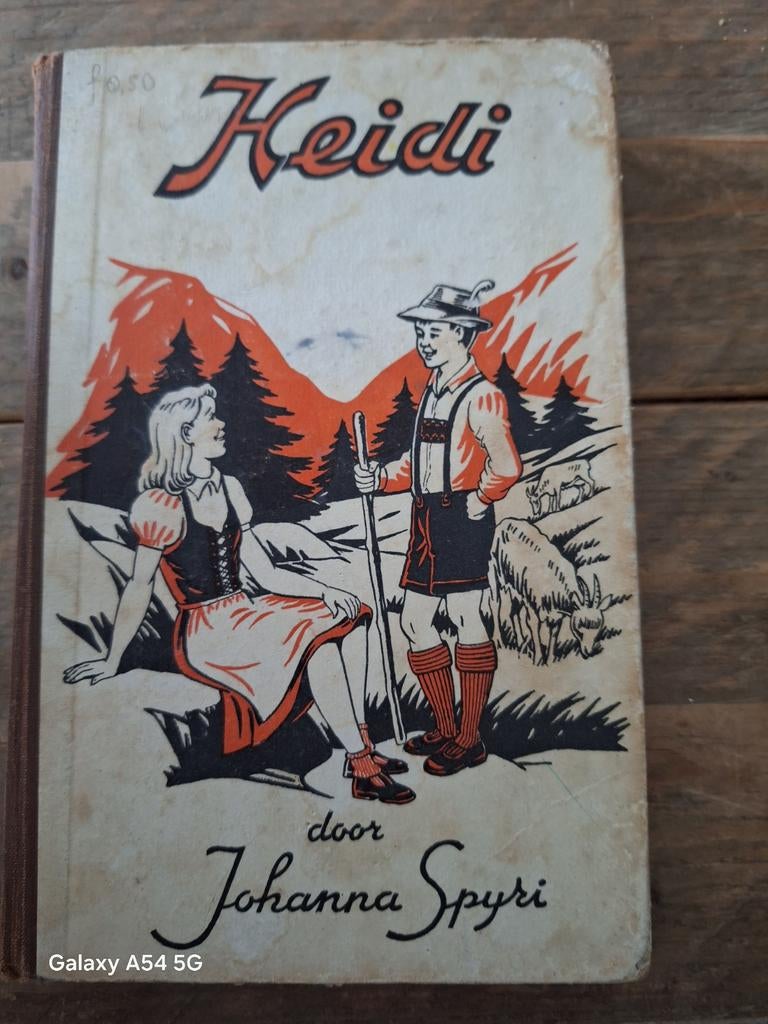Heidi door Johanna Spyri - Gelezen Staat, Ophalen of Verzenden, Gelezen, Johanna Spyri, Sprookjes