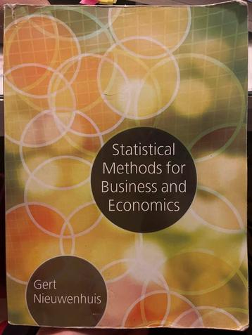 Statistische Methoden voor Bedrijfskunde beschikbaar voor biedingen